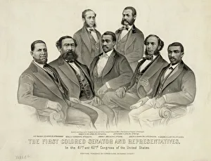 The first colored senator and representatives - in the 41st The first colored senator and representatives - in the 41st