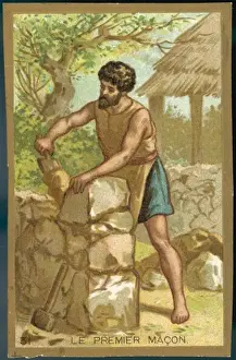 19th Century Illustration Art Prints: First Mason