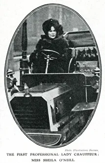First professional female chauffeur 1909 First professional female chauffeur 1909