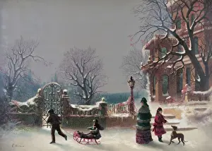 Family Winter Activities Prints: The first snow