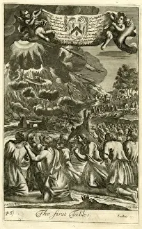 Ten Commandments Artwork Prints: The First Tables (Ten Commandments)