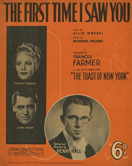 The first time I saw you - Music Sheet Cover The first time I saw you - Music Sheet Cover