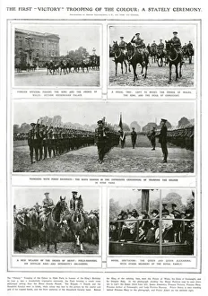 The first victory trooping of the colour, 1919 The first victory trooping of the colour, 1919