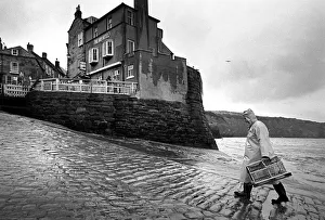 Fisherman in Robin Hoods Bay, Yorkshire Fisherman in Robin Hoods Bay, Yorkshire