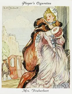 Historical British Royalty Prints: Fitzherbert / Cig Card