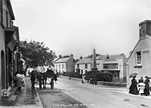 Horse Drawn Vehicle Ireland Prints: Fitzwilliam Sq. Wicklow