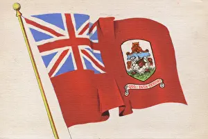 Prints of The Flag of Bermuda Date: circa 1930s Bermuda Prints: The Flag of Bermuda Print circa 1930s