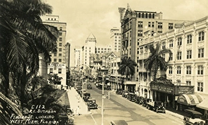 Flagler street looking West. Miami, Florida Flagler street looking West. Miami, Florida