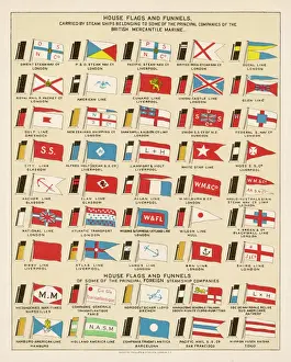 House Flags and Funnels Print