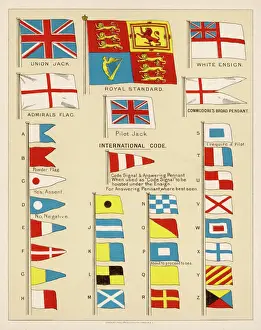 Royal Navy Signal Flags Print