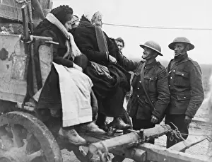 World War I Refugees Prints: Flanders 1918