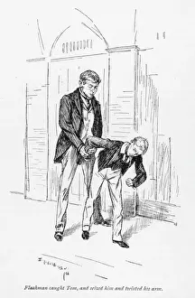 Victorian Era Illustrations Online Prints: Flashman and Tom