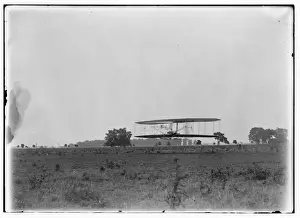 Wright Brothers Flight Prints: Flight 30: machine close to the ground, Wilbur piloting, cov
