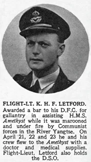 Flight Lieutenant K. H. F Letford, DFO Flight Lieutenant K. H. F Letford, DFO
