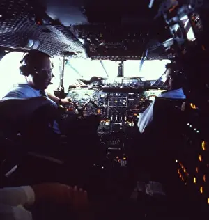 British Airways Concorde Prints: Flightdeck of Concorde