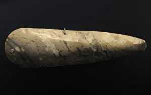 National Museum Of Denmark Collection Prints: Flint axe of stone from Denmark