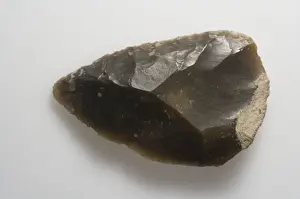 Neanderthal Flint Tool Print