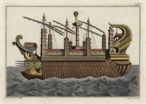 Floating palace of Hieron, King of Syracuse Floating palace of Hieron, King of Syracuse