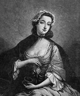 Flora Macdonald Print, Engraving of a Scottish Woman