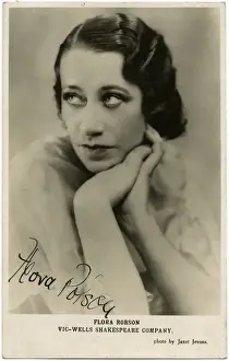 Flora Robson Print - English Actress (1902-1984)