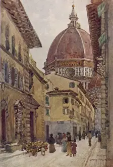 Piazza Del Duomo Architecture Prints: Florence / Via Dei Servi