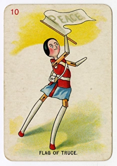 Florence Upton playing cards - Flag of Truce Florence Upton playing cards - Flag of Truce