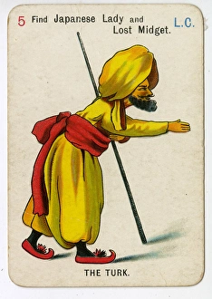 Florence Upton playing cards - The Turk Florence Upton playing cards - The Turk