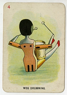 Florence Upton playing cards - Weg Drumming Florence Upton playing cards - Weg Drumming