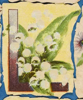 Vintage Floral Art Prints: FLOWER L