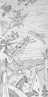 Flying to Sabbat: Witches and Aerial Transportation Print