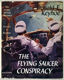 The Flying Saucer Conspiracy, book cover The Flying Saucer Conspiracy, book cover