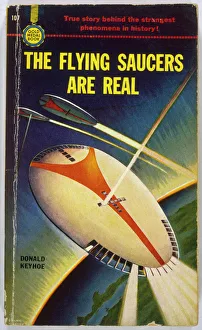 The Flying Saucers Are Real, book cover The Flying Saucers Are Real, book cover