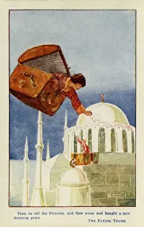 Hans Christian Andersen Stories Prints: The Flying Trunk