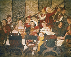 FOGOLINO, Marcello (1483-1553). Guests at the Banquet FOGOLINO, Marcello (1483-1553). Guests at the Banquet