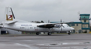 Fokker 50 of Minoan Air inaugural sat Oxford, 4 March 2 Fokker 50 of Minoan Air inaugural sat Oxford, 4 March 2