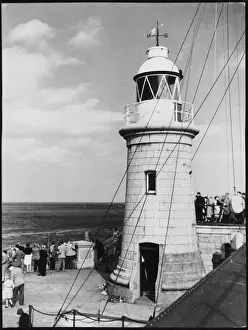 British Coastal Heritage Sites Prints: Folkestone Lighthouse