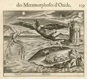 Print of Icarus Falling