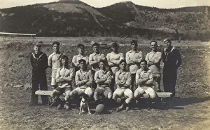 Football team photo, crew of HMS Diomede Football team photo, crew of HMS Diomede