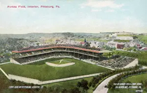 Baseball Stadium Prints: Forbes Field, Pittsburgh Print c.1909