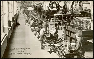 Ford Assembly Line Print - Rouge Plant, Dearborn