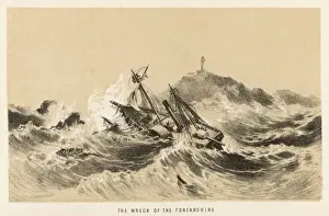 Farne Islands Northumberland Prints: Forfarshire Shipwreck 2