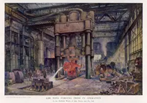 Industrial Heritage UK Prints: Forging Press