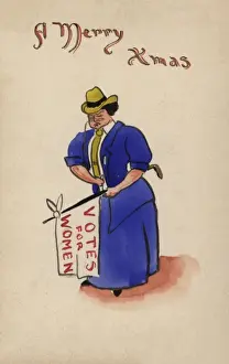 Suffragette History Prints: Formidable looking Suffragette