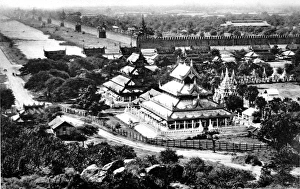 The Fortified City of Mandalay, Burma, 1945 The Fortified City of Mandalay, Burma, 1945