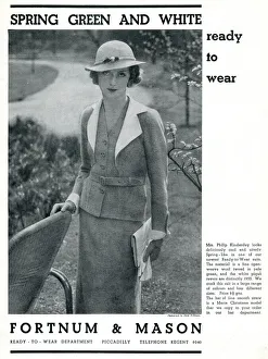 Fortnum & Mason fashion ad - Mrs Philip Kindersley Fortnum & Mason fashion ad - Mrs Philip Kindersley
