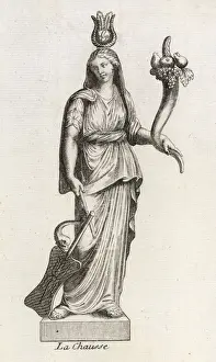 Roman Goddess Of Luck Prints: FORTUNA