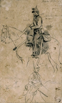 FORTUNY I MARSAL, Mariano (1838-1874). Two soldiers FORTUNY I MARSAL, Mariano (1838-1874). Two soldiers