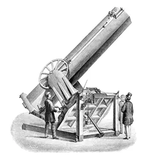 Leon Foucault's Telescope Print, Paris