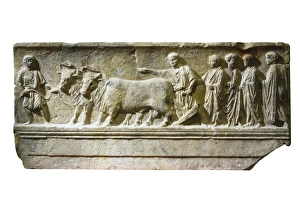 Founding ceremony of the colony of Aquileia by tracing Founding ceremony of the colony of Aquileia by tracing