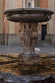 Fountain by Gian Lorenzo Bernini (1598-1680). Castel Gandolf Fountain by Gian Lorenzo Bernini (1598-1680). Castel Gandolf